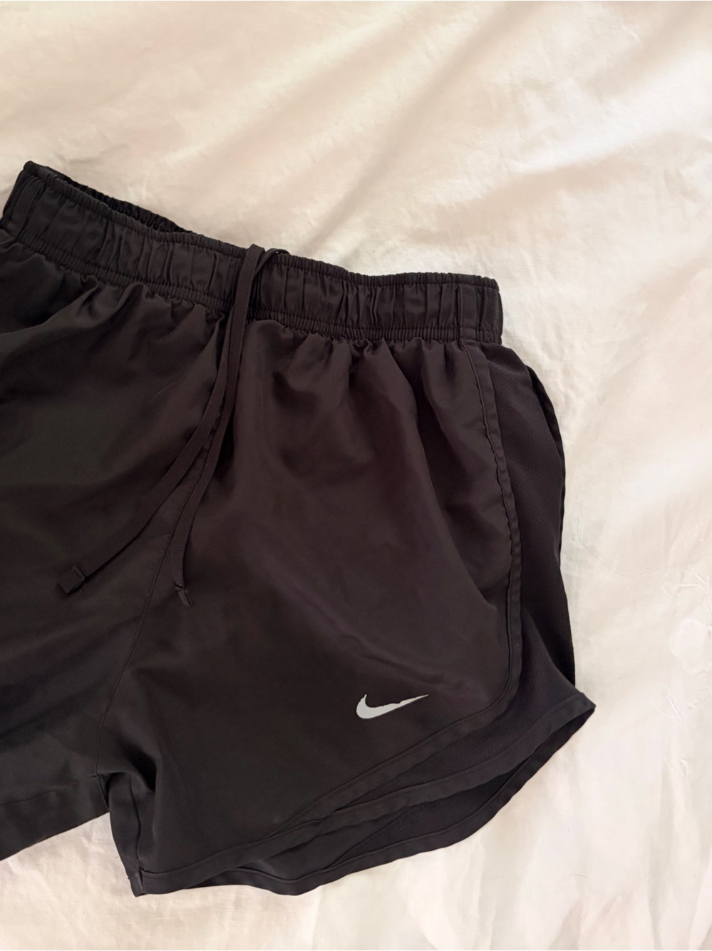 Nike Women’s Black Athletic Shorts with Reflective Swoosh